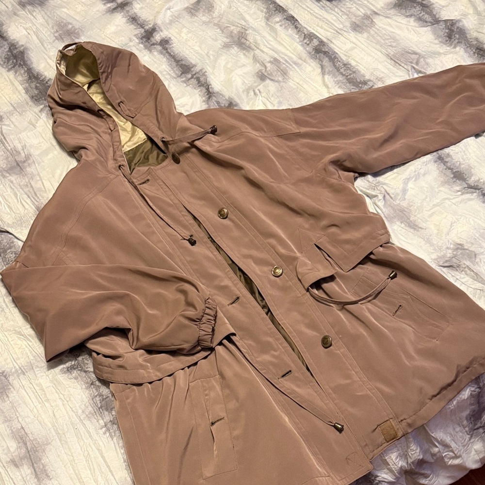 Braetan Women's Brown Hooded Utility Jacket
